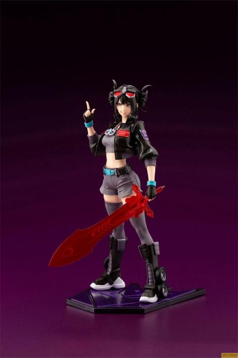Actual product image Kotobukiya Transformers Bishoujo PVC Statue 1/7 Nemesis Prime Limited Edition 23 cm