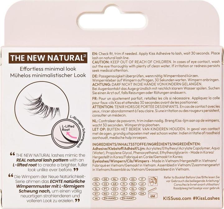 Actual product image KISS Lashes - Ks The New Natural Single 01 (Artificial eyelashes)