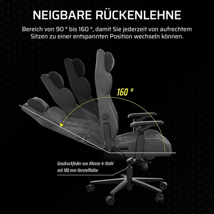 Produktbild Corsair TC500 LUXE Gaming Chair - Shadow