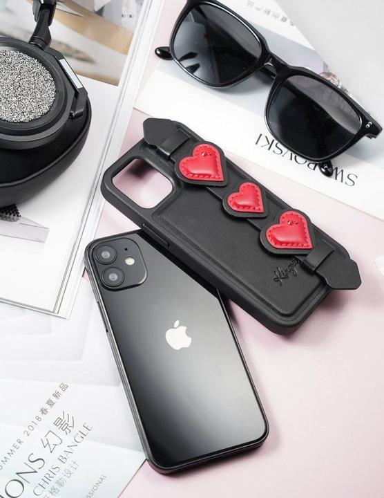 Actual product image Kingxbar The Sweet Series case is decorated with original Swarovski crystals for the iPhone 12 mini blue (Apple iPhone 12 mini)