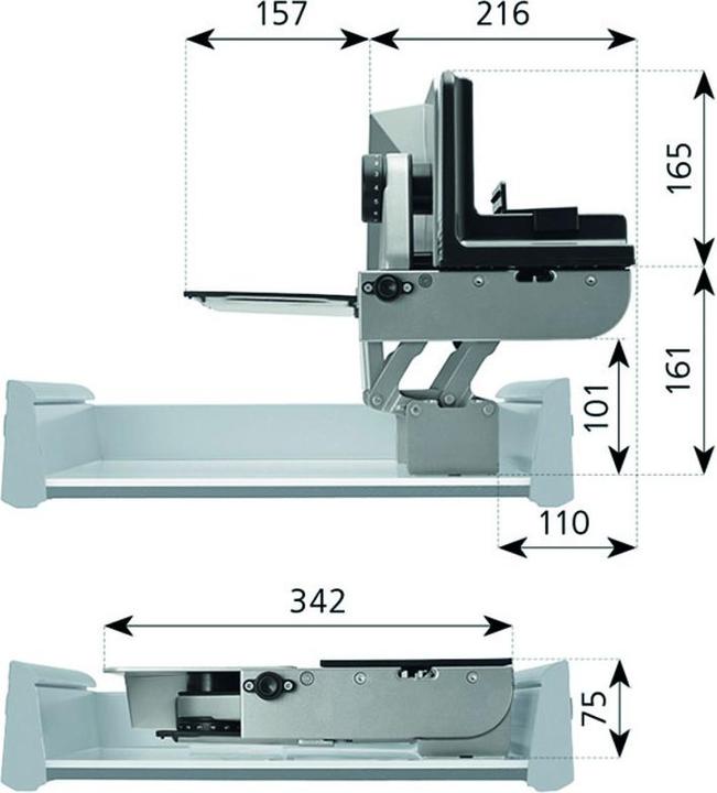 Actual product image Dr. Ritter Built-in slicer AES 72 SR