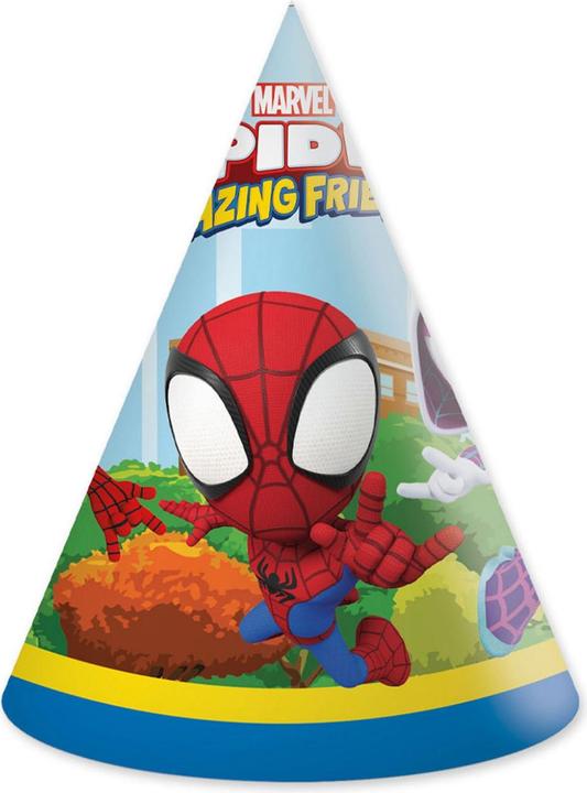 Produktbild Globos Papierhüte FSC Spidey, 6 Stk.