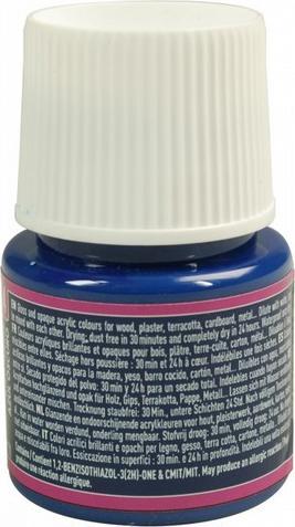 Actual product image Pebeo Deco Glossy acrylic paint (Donkerblauw, 45 ml)
