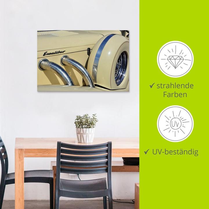 Immagine prodotto Artland Dettagli auto della lussuosa Excalibur U4VD (90 x 60 cm)
