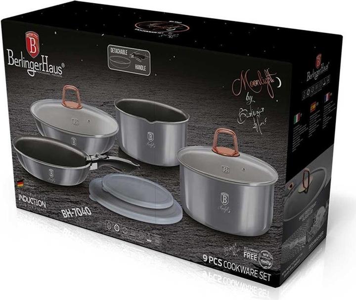Produktbild BerlingerHaus POT SET Click & Cook (20 cm, Kochtopf, Aluminium)