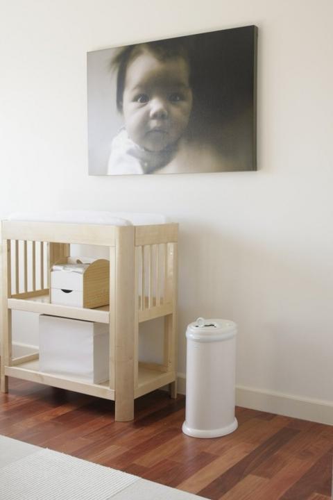Image du produit Ubbi Seau à couches acier beige