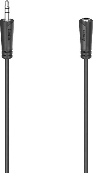 Produktbild Hama Audio-Verlängerungskabel, 3,5-mm-Klinken-Stecker - Kupplung, Stereo, 3,0 m (3 m, Verlängerung)