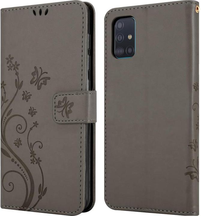 Actual product image Cadorabo Flower Book Cover (Samsung Galaxy M40s)