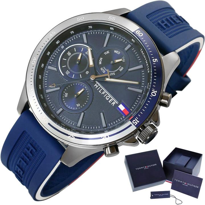 Produktbild Tommy Hilfiger Bank (Analoguhr, 46 mm)