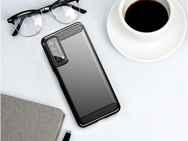 Actual product image Screenguard Huawei P Smart 2021 Cover Carbon Brushed Soft TPU (Huawei P Smart (2021))
