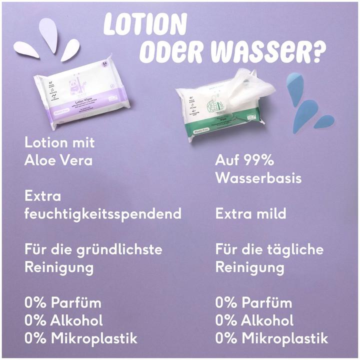 Actual product image Naïf Baby wet wipes (864 Piece)
