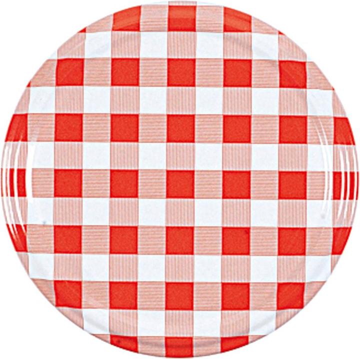 Image du produit Dosen-Zentrale Couvercle Twist-off 'à carreaux (4 pcs, 0.36 l)