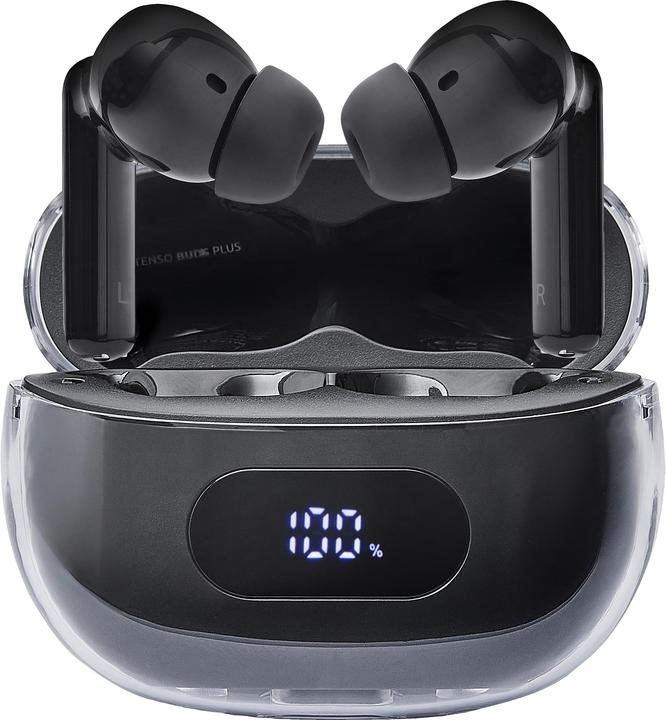 Image du produit Intenso Buds / Earphone Plus T310AE Noir (ANC, 25 h, Sans fil)