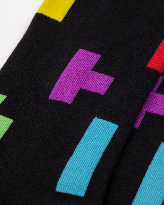 Actual product image Itemlab Tetris pack de chaussettes Tetriminos Pattern (Single pack, One size)