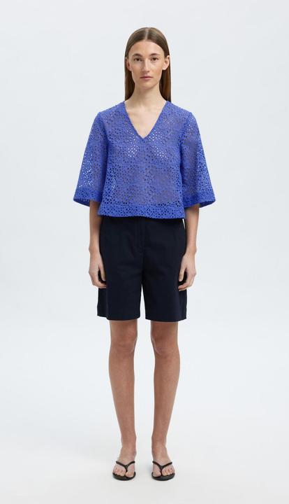 Produktbild Selected Femme Broderie Anglaise Crop Top (40)