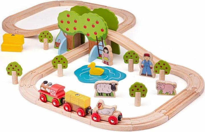 Actual product image Bigjigs Farm train set