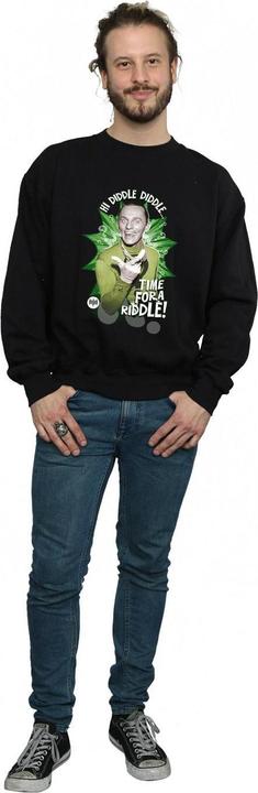 Produktbild Batman TV Serie The Riddler Zeit ein Rätsel Baumwolle Sweatshirt (L)