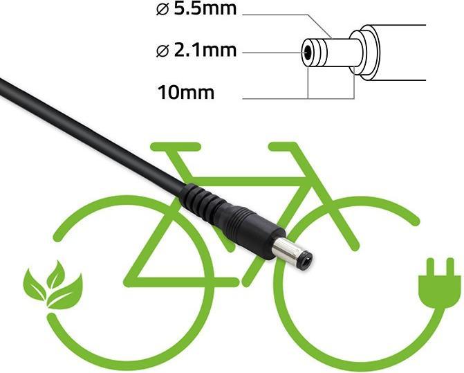 Immagine prodotto Qoltec Ładowarka do baterii roweru elektrycznego 36V | 42V | 2A | 5.5*2.1 (Caricabatterie per biciclette elettriche)