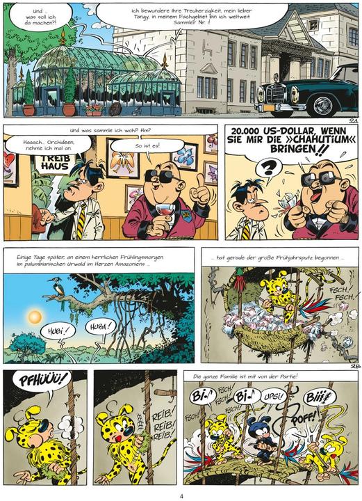 Image du produit Marsupilami 33: Die Orchidee der Chahutas (Allemand, Dugomier, André Franquin, 2023)