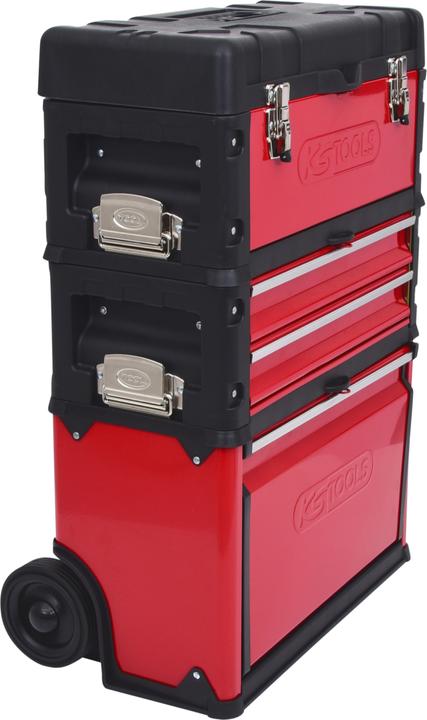 Productafbeelding KS Tools Mobiele gereedschapskist van kunststof plaatstaal, TF 75 kg, HxB 720x320 mm (1 x)