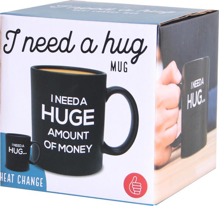 Image du produit Mugs Tasse "I need a Hug Mug" - mit Farbwechsel (300 ml, 1 x)