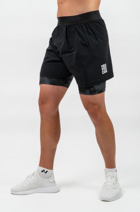 Image du produit Nebbia Compression 2in1 Shorts Performance 335 - black (XL)