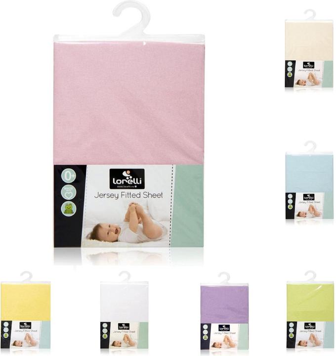Produktbild Lorelli Spannbetttuch Jersey 60 x 120 cm (120 x 60 cm)