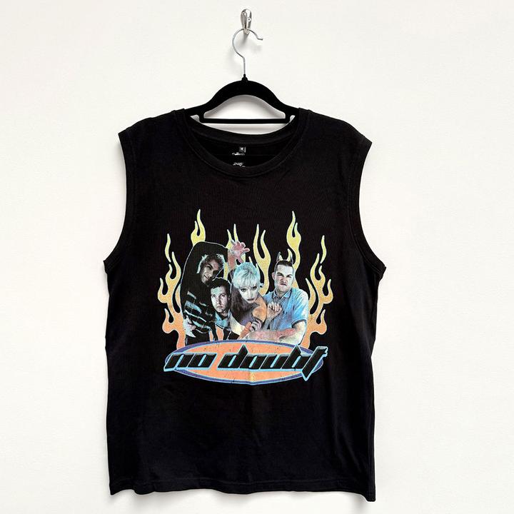 Actual product image No Doubt Retro (Black) Tank (XL)