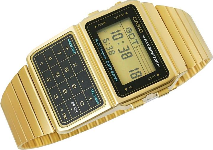 Actual product image Casio Databank Calculator Gold (Digital watch)