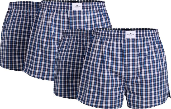 Tom Tailor Web-Boxershorts Casual Bequem sitzend (M, 4er Pack)