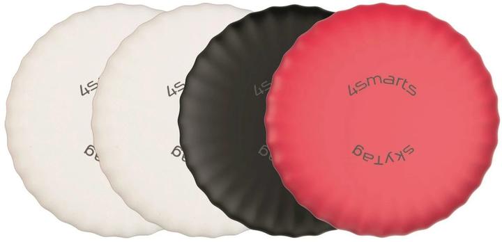 Image du produit 4smarts SkyTag Slim set de 4 pièces 2x blanc, 1x noir, 1x rouge (iOS)
