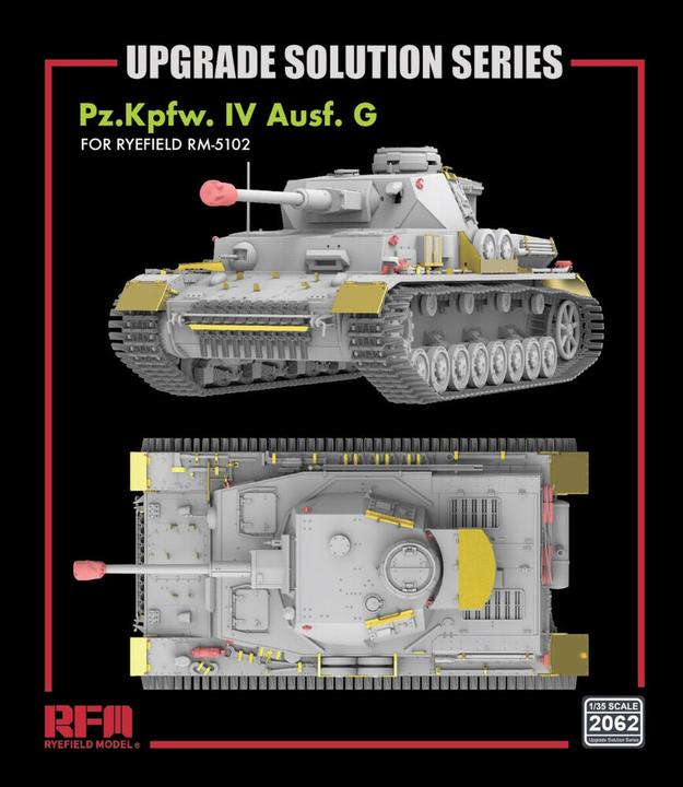 Actual product image Rye Field Model Upgrade Set for 5102 Pz.Kpfw. IV Ausf. G
