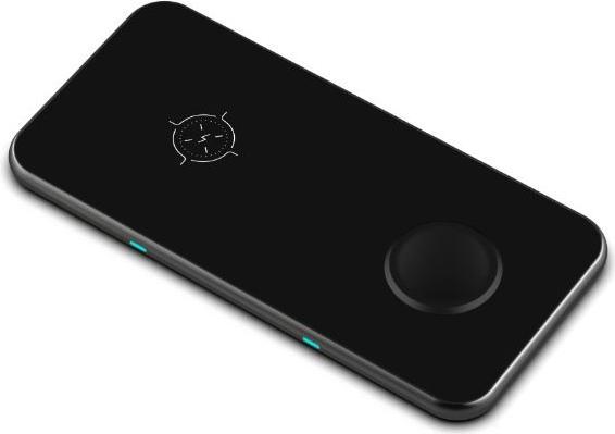 Produktbild Swissten Wireless CHARGER 2in1 Schwarz