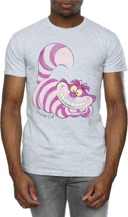 Actual product image Alice In Wonderland Mens Cheshire Cat Cotton T-Shirt (XXL)