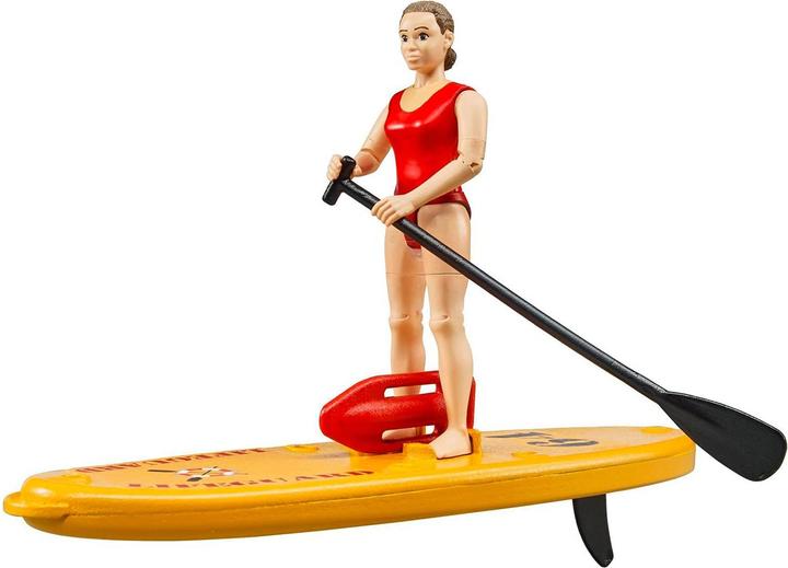 Actual product image Bruder bworld Life Guard with Stand Up Paddle