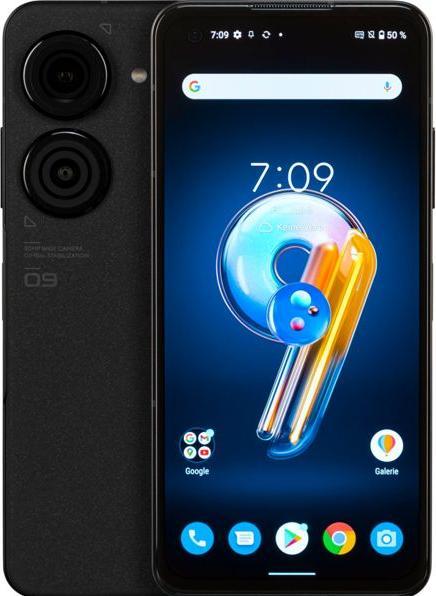 Produktbild ASUS Zenfone 9 (16GB) (256 GB, Midnight Black, 5.92", Dual SIM, 50 Mpx, 5G)