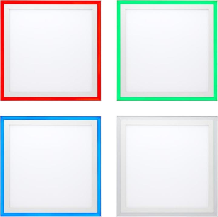 Produktbild Brilliant Lanette LED 24W /WA/DE/2300lm/DIM/CCT/RGB/NL/RC Deckenaufbau-Paneel 40x40cm (2300 lm)
