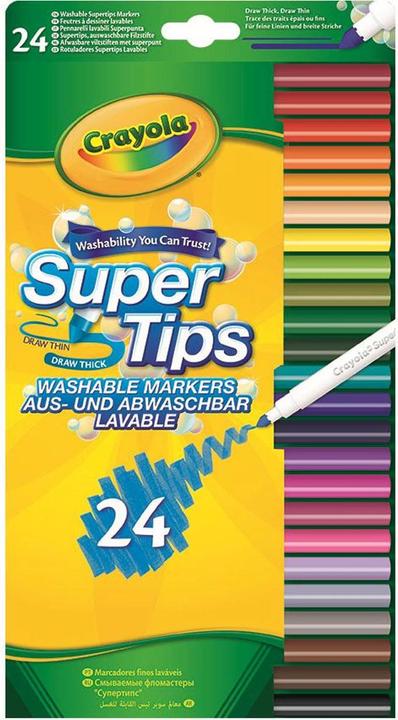 Produktbild Crayola Super Tips (multicolour, 24 x)