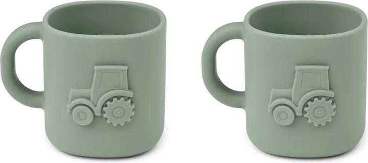 Image du produit Liewood Tasse en silicone Farrell er Pack Faune vert (220 ml, 2 x)
