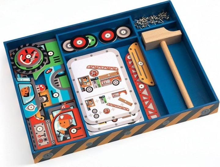 Actual product image Djeco Tap Tap Vehicles (Multilingual)