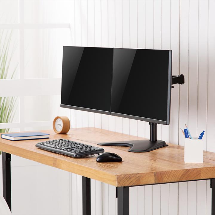 Actual product image LogiLink TIS 17"-32" 2TFT 3joints black Max. 8KG, stand (Table, 32")