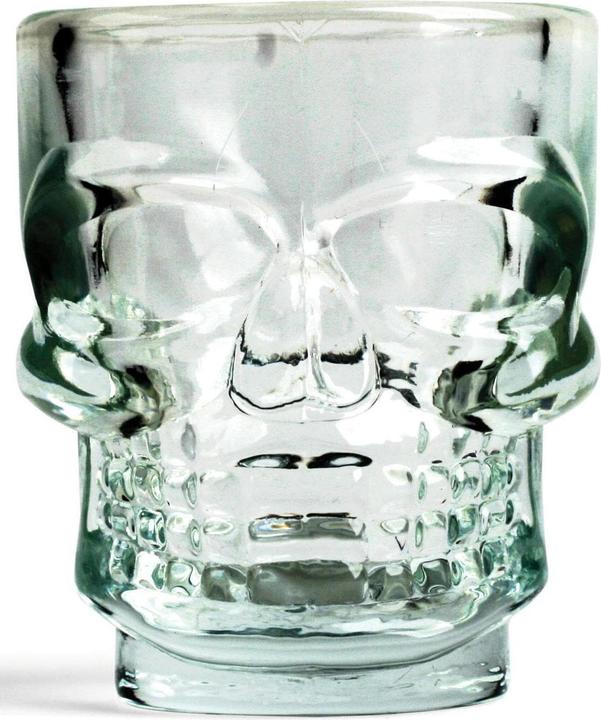 Kikkerland scull shot (5.88 dl, 4 x, Shot glass)