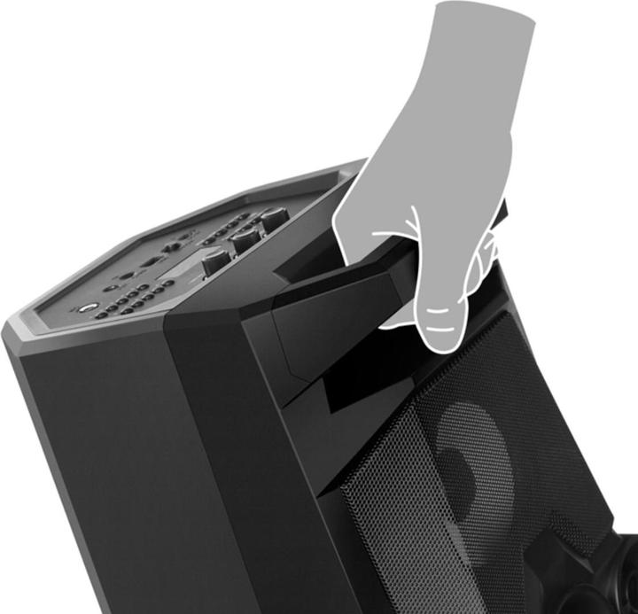Productafbeelding Sven Luidspreker PS-650, juodas, uitgangsvermogen 2x25W (RMS), TWS, Bluetooth, FM, USB, Micro SD (10 h, Oplaadbare batterij)