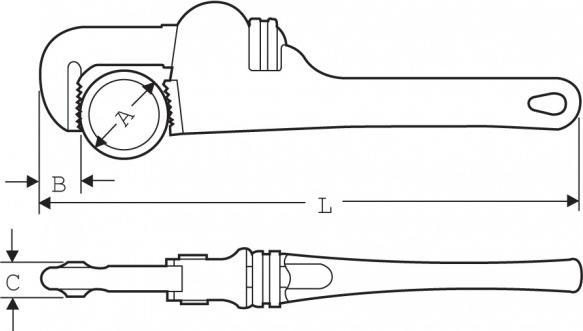 Produktbild Super-Ego Rohrzange (250 mm)