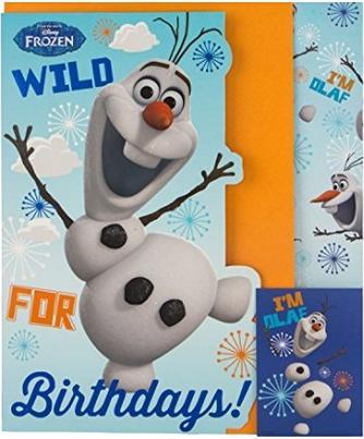 Image du produit Disney Frozen Enveloppe et carte cadeau Olaf Birthday (1 pcs)