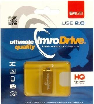 Image du produit IMRO Clé USB EDGE/64G 64 Go USB type A 2.0 or (64 Go, USB-A)
