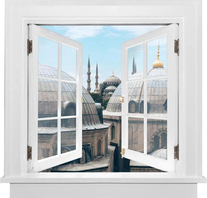 Produktbild Trenddeko 3D - Über den Dächern von Istanbul (60 x 57 cm)