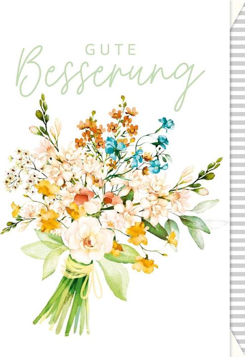 Produktbild Artebene Grusskarte Gute Besserung Blumenstrauss von