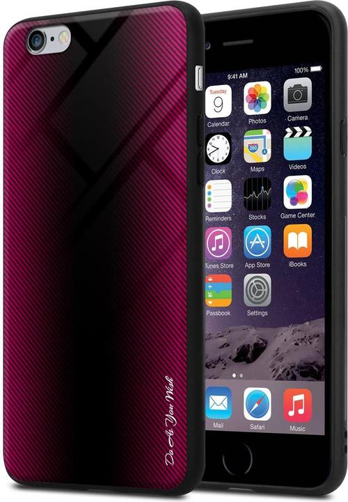 Immagine prodotto Cadorabo Copertura di vetro a strisce in TPU (Apple iPhone 6 Plus)