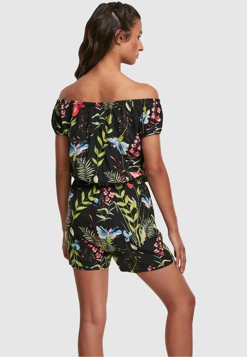 Image du produit Urban Classics Ladies AOP Off Shoulder Short Jumpsuit (XS)